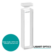 LABARTâ„¢ 2mm Pathlength, 0.7ml Glass Spectrophotometer Cuvette, 2 Windows LSP1G-102